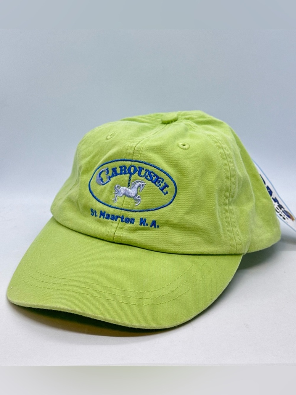 Adams Cool-Crown Light Green Carousel St Maarten Ball Cap Hat Adjustable Strap